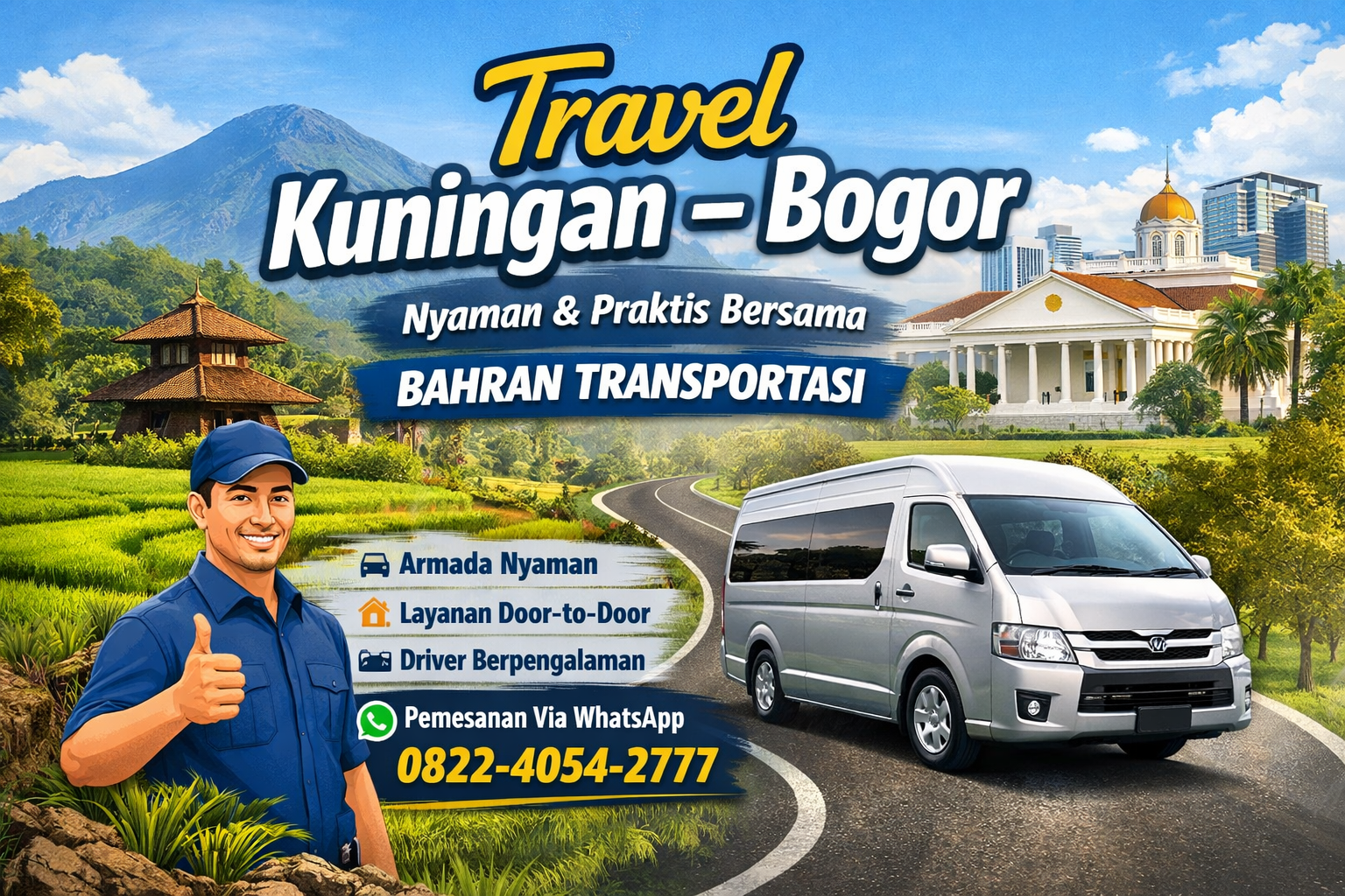 Perjalanan Travel Kuningan - Bogor bersama Bahran